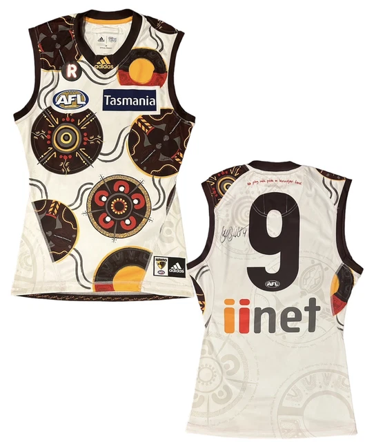 HAWTHORN HAWKS PLAYER Issue Or Match Worn Football Jumper Jersey