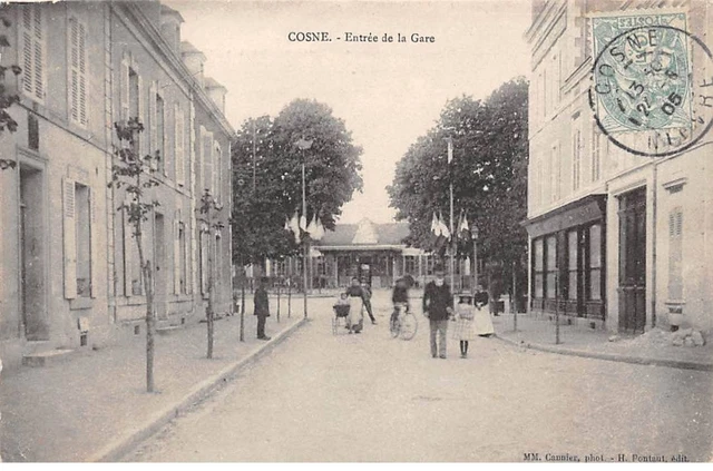 58 - Cosne  -  SAN20753 - Entrée de la Gare