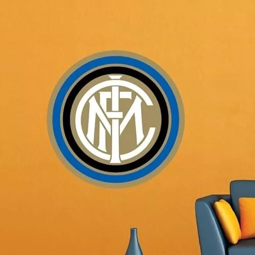 Adesivo Murale Nome Personalizzato inter Calcio wall stickers 60cm idea regalo