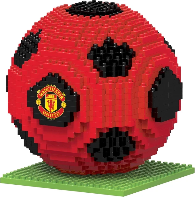 MANCHESTER UNITED FC 3D BRXLZ Soccer Ball Building Set $94.99 - PicClick AU