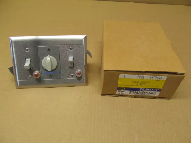 1 Nib Square D 2512 Fs101P 2512Fs101P 2512 Fs 101P 2 Speed  Starter