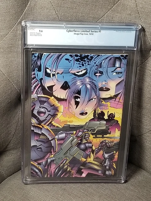 Cyberforce Limited Series #1 CGC 9.6 IMAGE COMICS New Grade Coupon #0 3