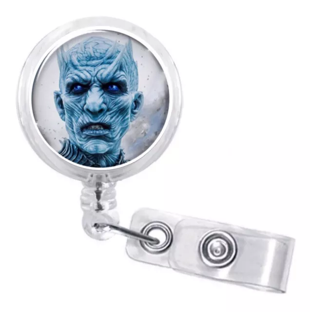 Game Of Thrones, GOT, The Night King, Retractable Badge Name Tag ID Holder 3D