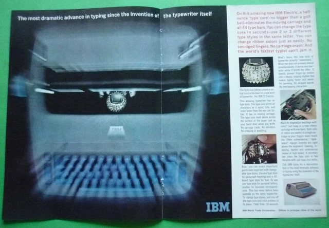Lot De 18 Sphères De Machine à écrire IBM, Divers, Dans Leur Boîtier D'origine