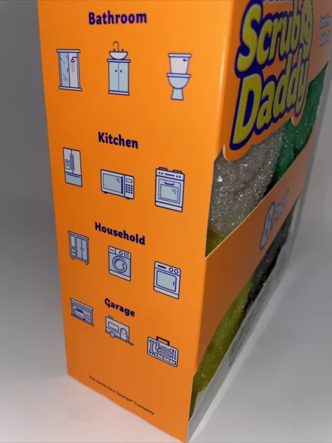 Esponjas depuradoras de textura flexible Scrub Daddy Colors, paquete de 8 3