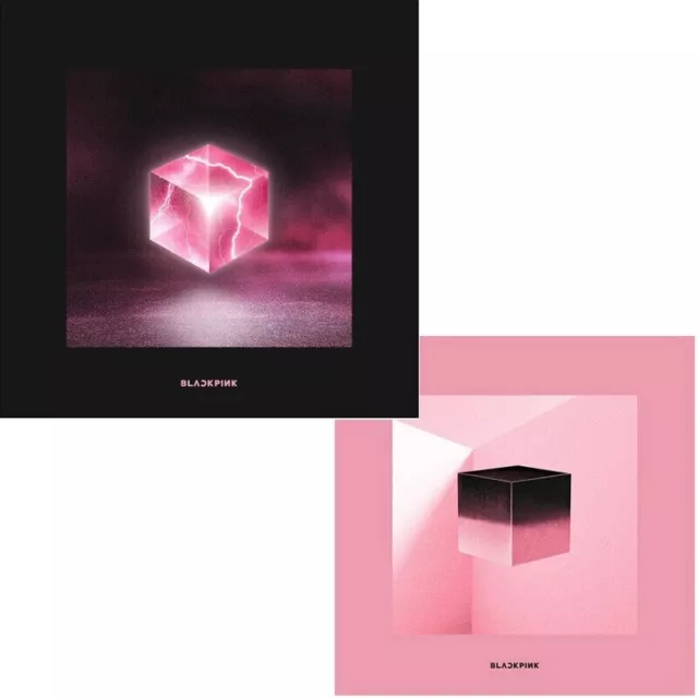 BLACKPINK SQUARE UP 1st Mini Album 2 Ver SET+Foto Buch+Lyrics+Karte K-POP SEALED