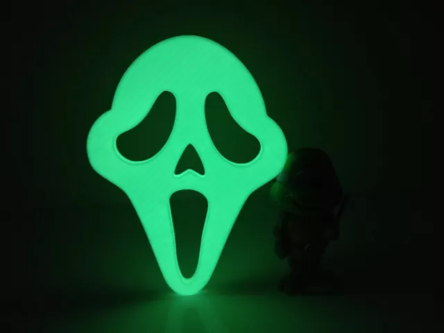 Ghostface Scream GITD Display Sign Glow in the Dark