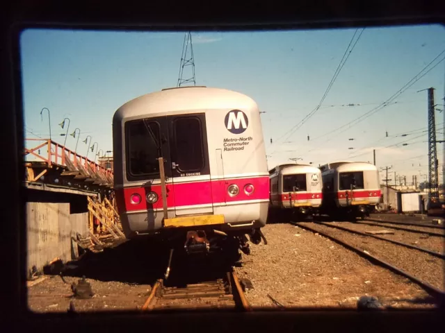 JV04 ORIGINAL Bus Trolley Subway Train SLIDE CDOT METRO in the yard