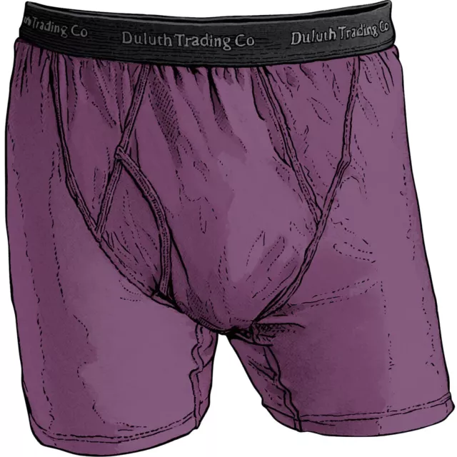 NWT DULUTH TRADING Men's Buck Naked Performance Boxer Briefs 2-Pack 76015  Sz L $45.00 - PicClick