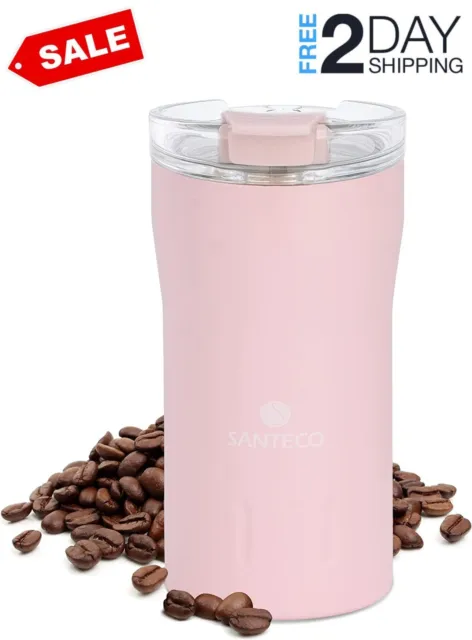 Travel Coffee Mug 12 oz, Insulated Coffee Cups with Flip Lid, Thermos Stainless