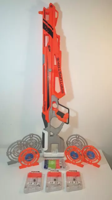 NERF - C1895EU6 - N-Strike Elite - AccuStrike Raptorstrike Dart Blaster Bundle