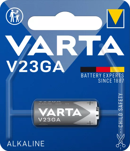 2x MN21 V23GA 12V Batterie Varta 23AE A23 LRV08 23A L1028