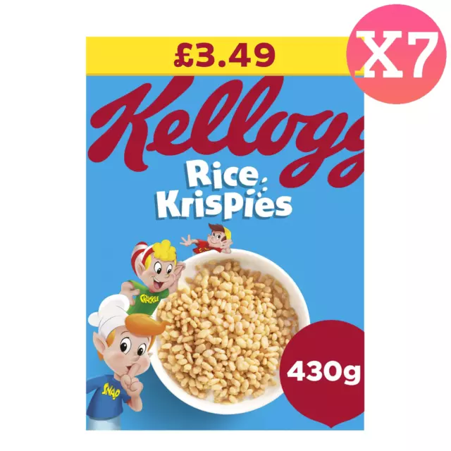 Kellogg's Rice Krispies 430g X7 (P.M. £3.49)