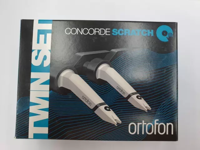 ORTOFON Concorde MKII Scratch Twin Set PROFESSIONAL DJ CARTRIDGE, DENMARK