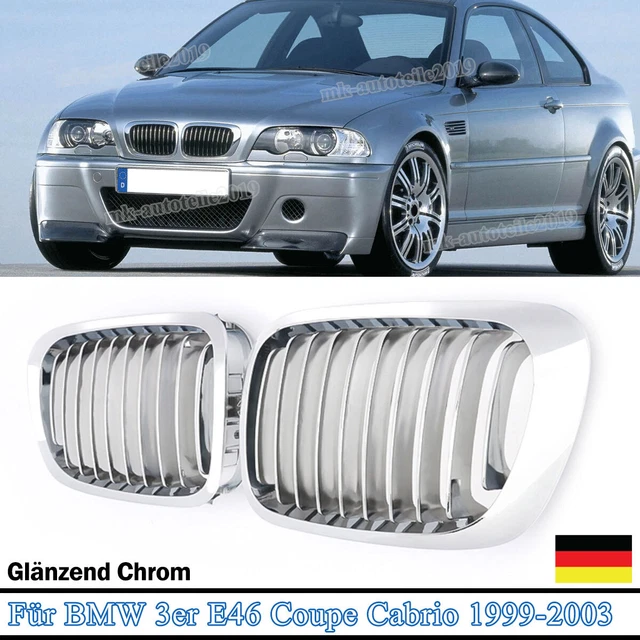 LED Angel Eyes Scheinwerfer Für BMW 3er E46 Coupe / Cabrio 99-03