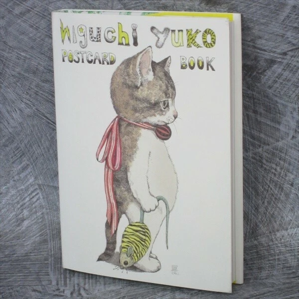YUKO HIGUCHI Postcard Book Cat Illustration Japan Art 2014