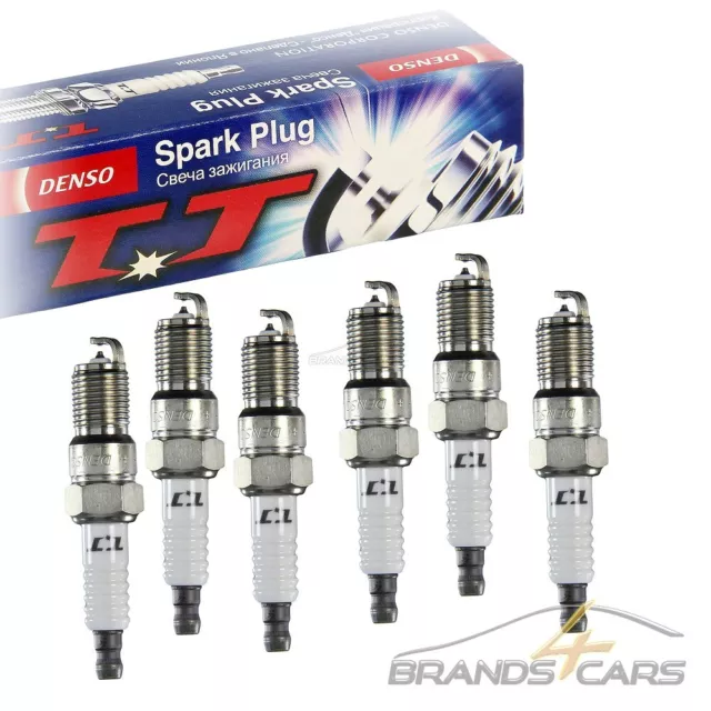 6x DENSO ZÜNDKERZE TWIN TIP FÜR JAGUAR S-TYPE 2.5 3.0 XF 3.0 XJ 3.0 6.0