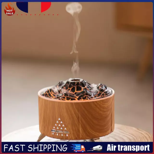 350ML Aromatherapy Diffuser 2 Mist Mosdes for Bedroom Office Yoga(wood color EU)