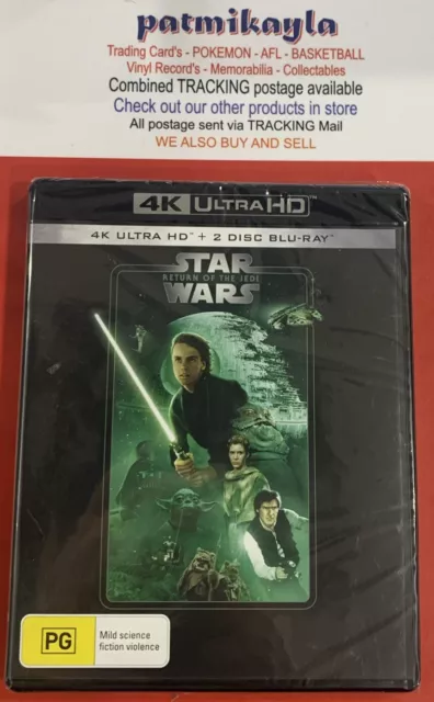 Star Wars - Episode VI : Return of the Jedi (4K UHD + Blu-ray) New & Sealed