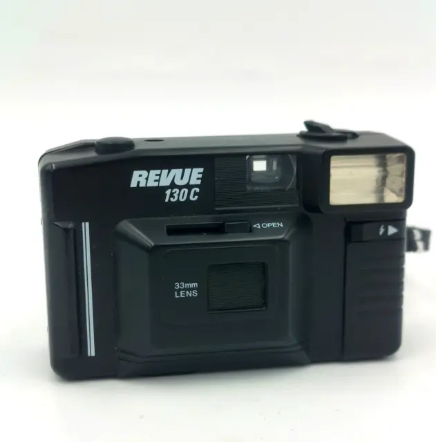 Revue 130 C - 33mm Lens Vintage - integrierter Blitz - Kamera Analogkamera