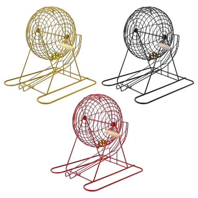 BINGO CAGE MACHINE Raffle Balls Lucky Number Picker Machine for