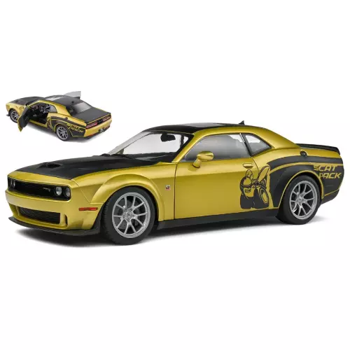 DODGE CHALLENGER R/T PACK WIDEBODY STREETFIGHTER 2020 GOLD 1:18 Solido Die Cast