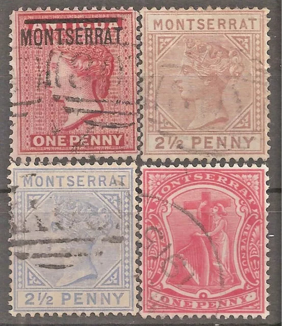 Montserrat   Sc # 6-7-8-32   used     Cat Val $120    gtc29