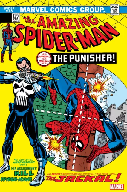 AMAZING SPIDER-MAN #129 (FACSIMILE EDITION)(1ST APP. PUNISHER) ~ Marvel IN STOCK