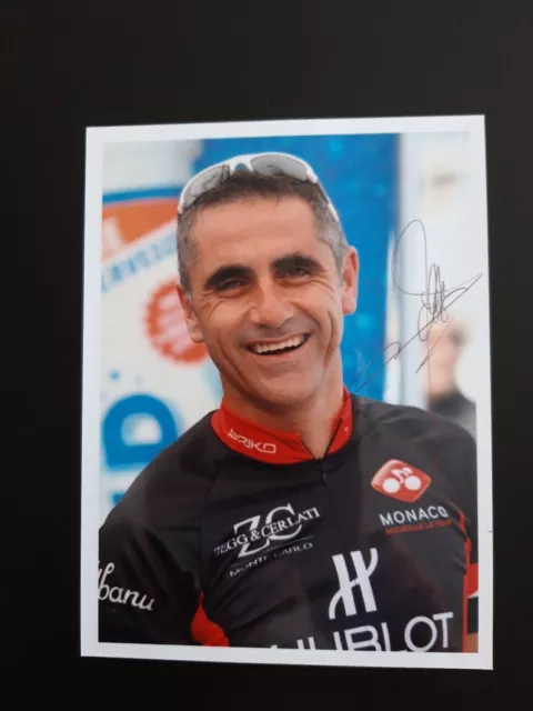 Autographe DE LAURENT JALABERT CYCLISTE DU TOUR DE FRANCE  13X18