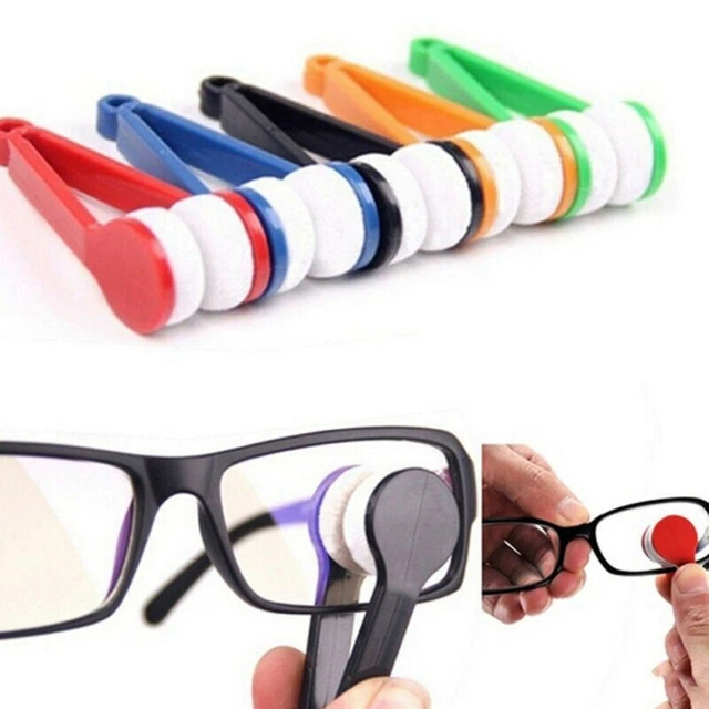 Cleaner Glasses Microfibre Optic Brush Eyeglasses Spectacles Lens Wipers