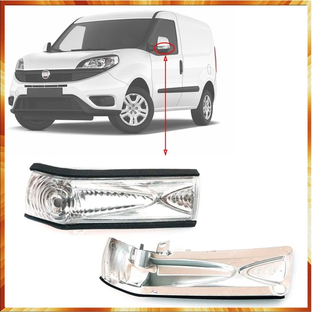 Specchio Esterno Indicatore LED Luce Cristallo Sinistra Per VW Golf VII