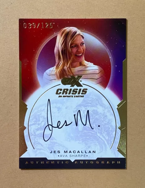 Cryptozoic CZX Crisis on Infinite Earths Jes Macallan Ava Sharpe Auto #039/125