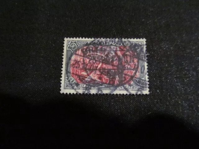 E8661) DR o gut gezähnte 5 Mk Reichspost Nr 66 II, Mi 500