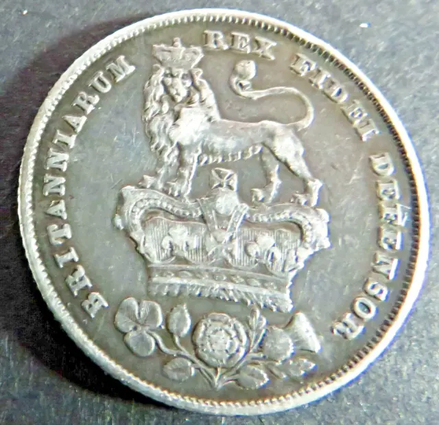 British Coin - George IV - Silver Shilling - 1826a - Metal 0.925 Sterling Silver