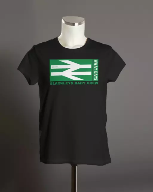 Hibernian BLACKLEYS BABY CREW Away Days T-Shirt | Hooligan | Unisex Organic