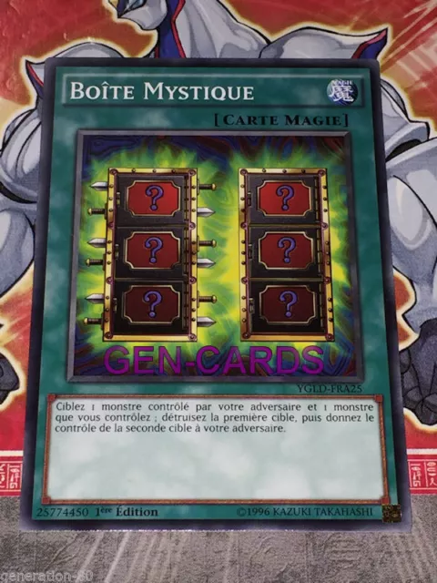 YU GI OH MYSTIC BOX YGLD-FRA25 x 2 Card