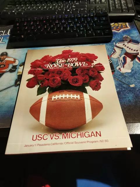 1979 ROSE BOWL GAME PROGRAM - USC Trojans VS Michigan Wolverines