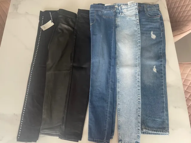 Girls Clothes Bundle Jeans Leggings Age 7-8 Years