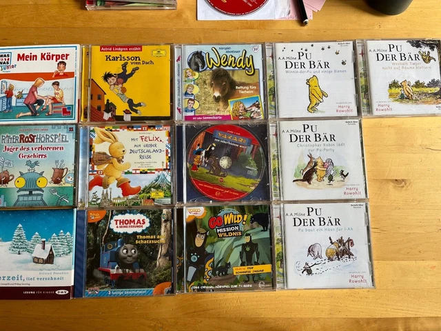 Hörspiel Cd Kinder Sammlung Karlsson Pu der Bär Felix Go Wild Ritter Rost Yakari