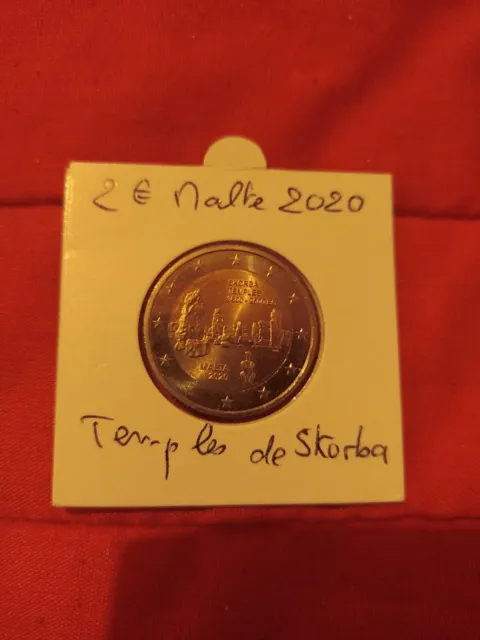 MALTE COMMÉMORATIVE 2020 " TEMPLE DE SKORBA " 2 Euro - Neuve UNC -