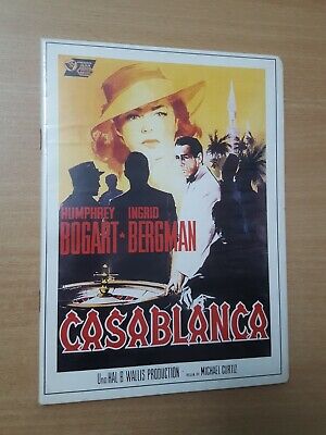 Quaderno CASABLANCA Locandina Film HUMPHREY BORGART INGRID BERGMAN Sigillato 