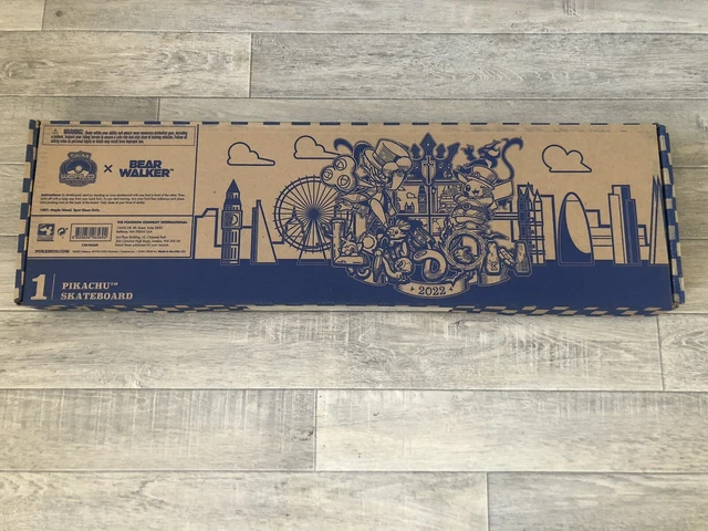 Skateboard Pokémon Worlds Bear Walker Toxtricity Londres 2022 - Édition Limitée Scellée, Multicolore, Collector !