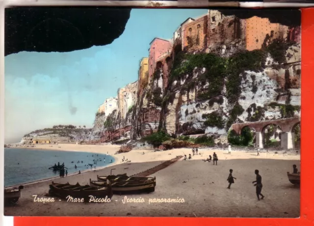 Cartolina  Tropea  Acqu  Viaggiata 1966   Scorcio Panoramico     Regalo