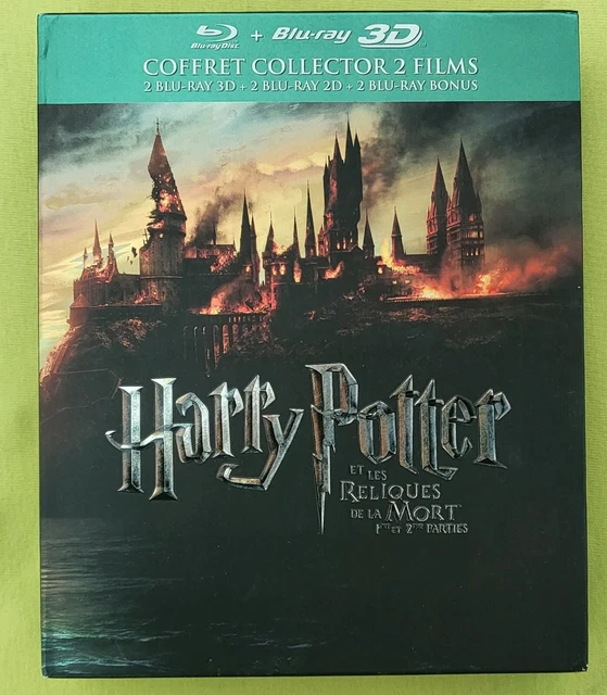 HARRY POTTER Coffret collector Bluray + Bluray 3D 6 Disque EUR 10,00 PicClick FR