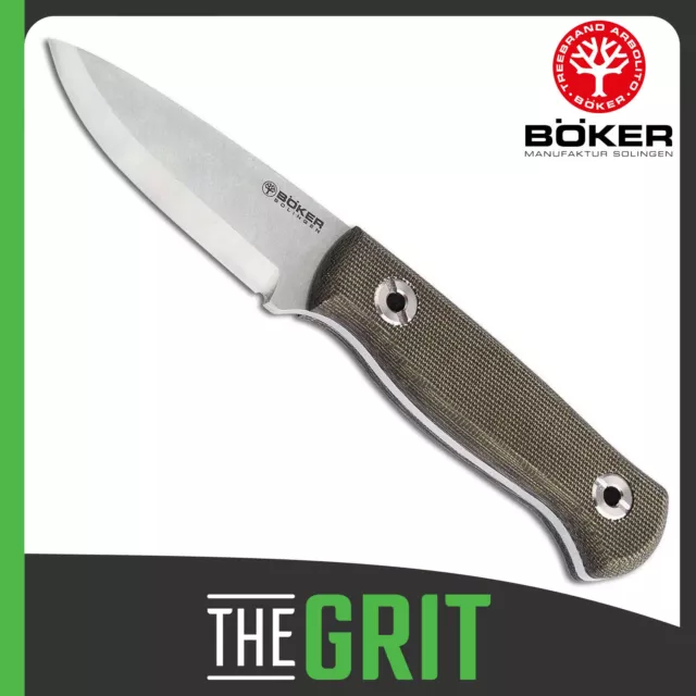 Boker Vigtig vs. Wild Fixed Blade Knife | Green / Satin | 121509