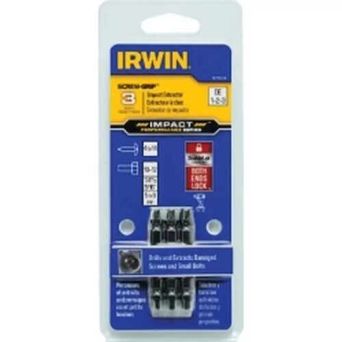 Irwin 1876224 Impact Screw Extractor, 3 Piece Set