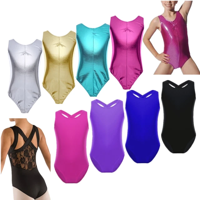 Body Ragazze Balletto Danza Leotards Bambini Ginnastica Allenamento Esecuzioni