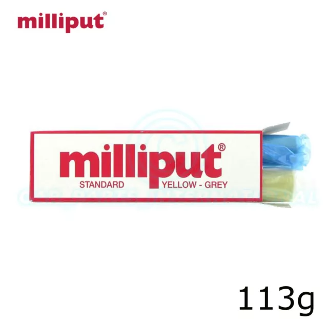 Milliput Epoxy Putty - Standard (Yellow/Grey) - 113G - MP801