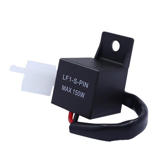 ELECTRONIC LED FLASHER Relay 2-Pin FIX Motorcycle Turn Signal Bulbs