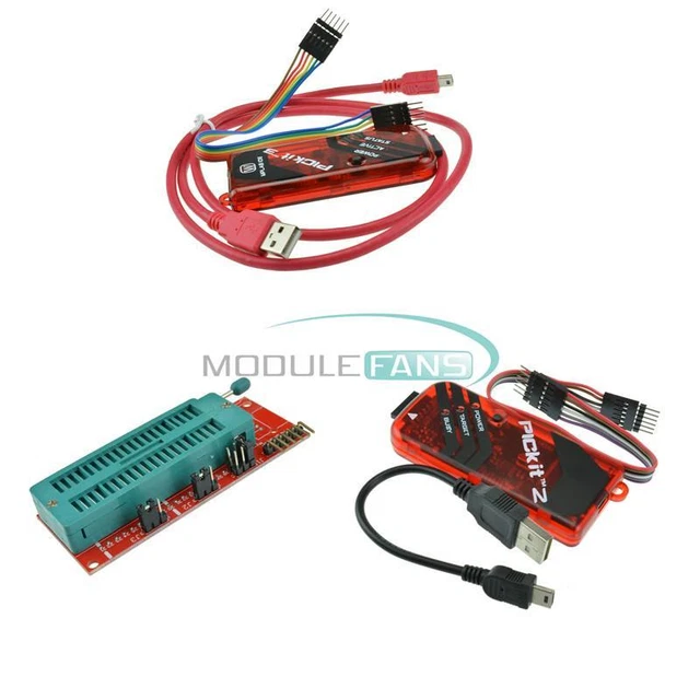 PICkit3 Microchip Original MPLAB PICkit 3 PIC In-Circuit Debugger Programmer USA